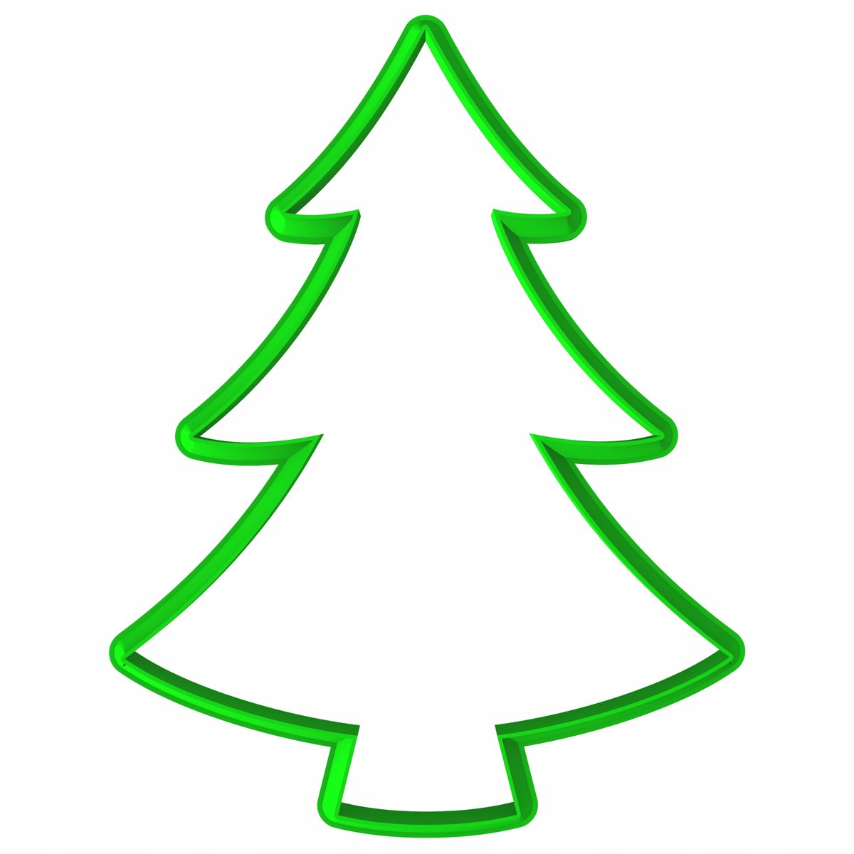 XL Kerstkoekjesvorm Kerstboom 16cm - Perfect voor Bakken