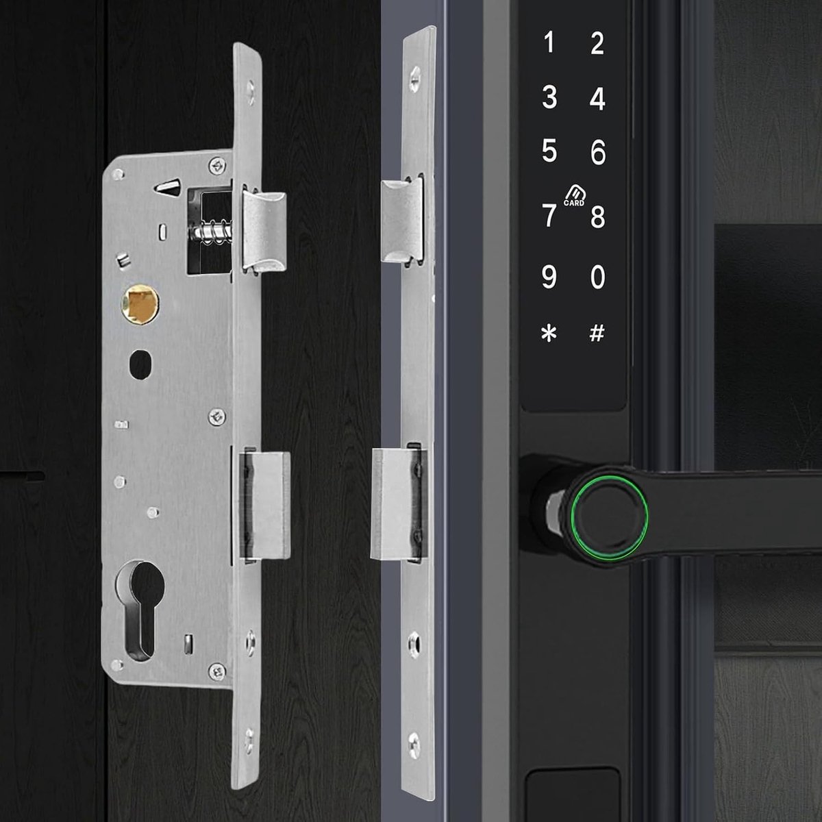Pijpkaderslot - Zilver - 92 x 30 mm - Roestvrijstalen Insteekslot voor Tuinpoort en Binnendeuren