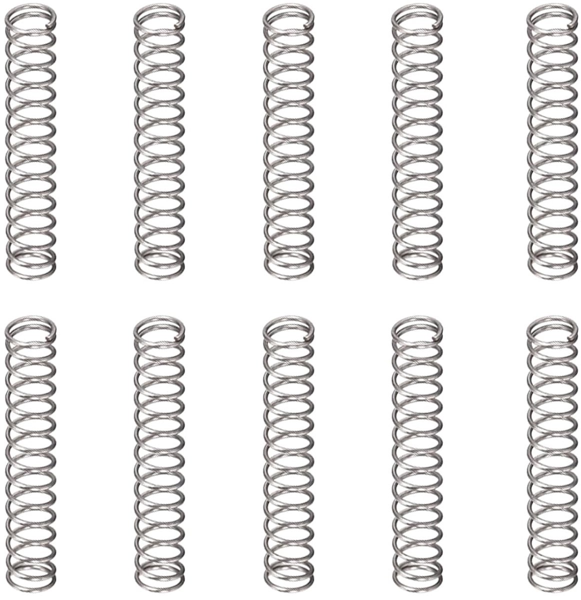 Compressieveer 0.4 x 4 x 25 mm - staal - robuust en duurzaam - ideaal voor machines - ShopVlot