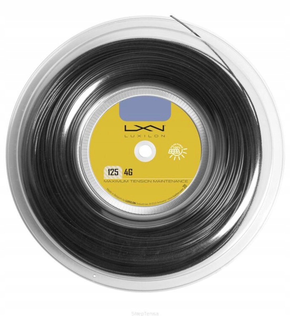 Merkloos Tennis String 1.25mm Zwart - Hoge Controle & Comfort