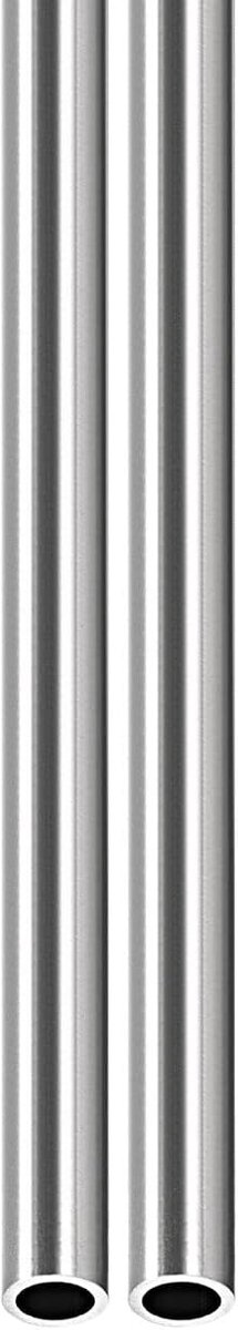 RVS pijp 8mm x 1mm x 250mm - 304 roestvrij staal - gepolijst - ideaal voor machine apparatuur - ShopVlot