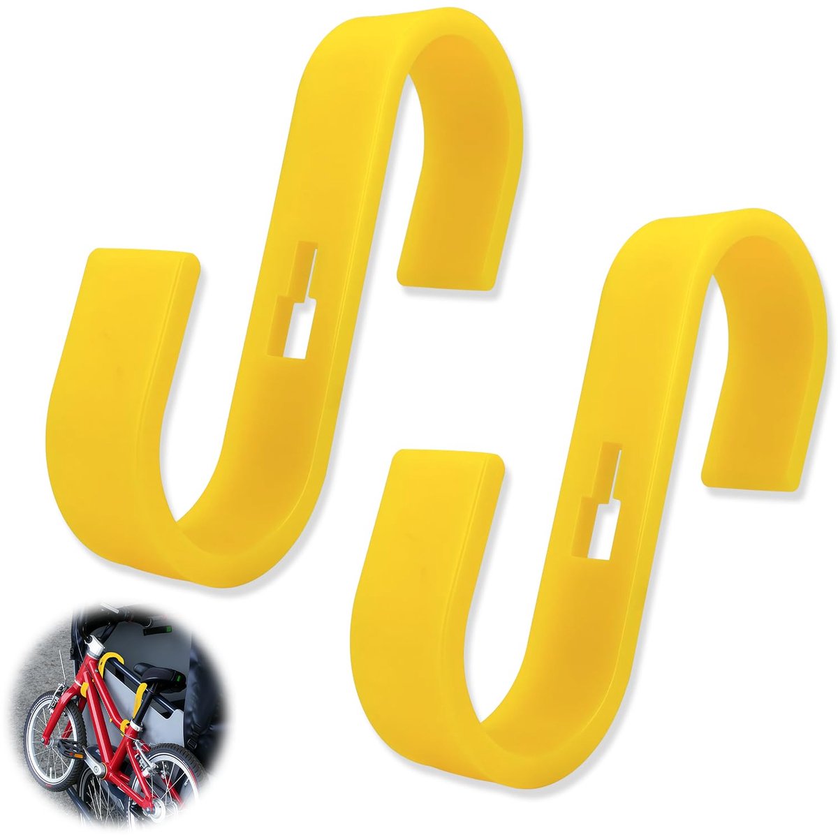 Cargobike fietshouder 2 stuks - kinderfiets- en versnellingshouder - geschikt voor Babboe Muli Tern GSD - ShopVlot