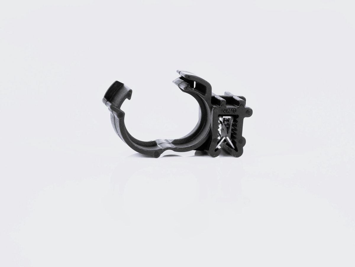 Kabelgoot Clip voor Plofbuis 13/9 mm, 100 Stuks