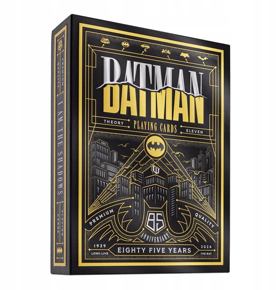 Theory11 Batman 85th Anniversary Speelkaarten - Premium Kwaliteit