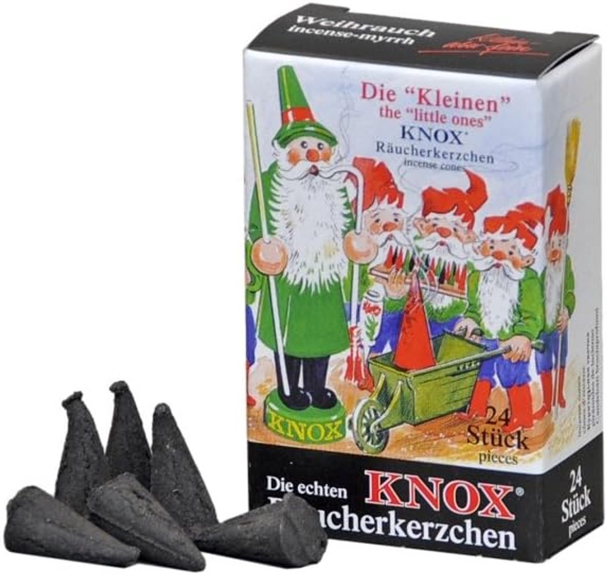 Knox - Smoking candles "Die Kleinen" - Incense mirrhe - Smoke candles of size S - Made in Germany - ShopVlot