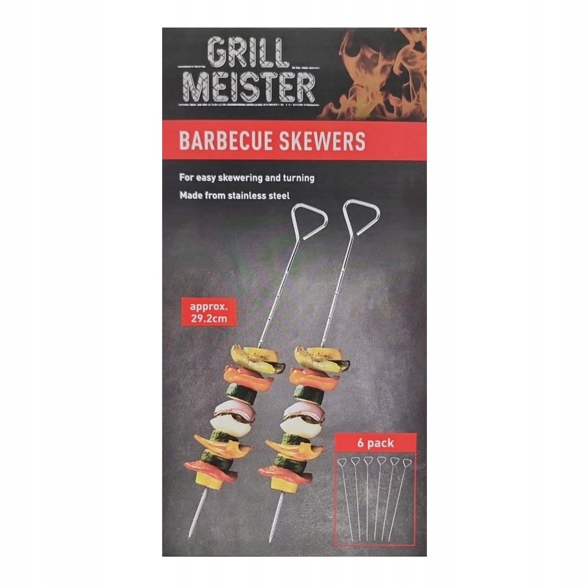 Grill Meister Spiesjes 29 cm - 6 stuks