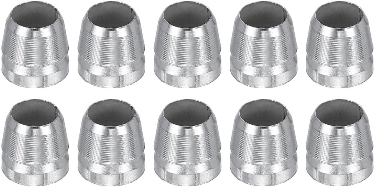 Set van 10 ronde axtgriffkeilen 12mm voor hamer en bijl