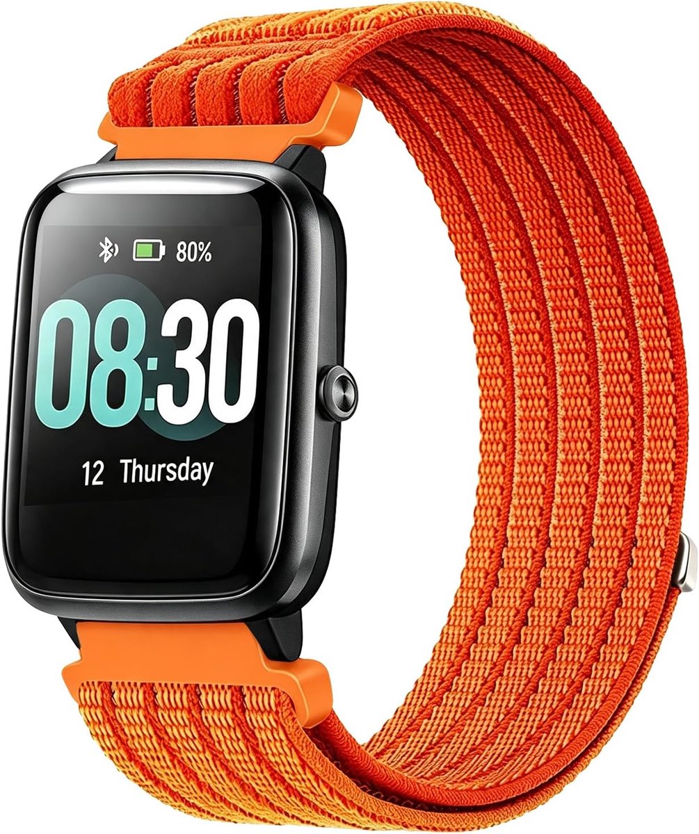 19mm zachte nylon horlogeband verenigbaar ID205L/SW025/SW021/TE021/TE020/YM023/YM020/H205L,sport nylon horlogeband - ShopVlot