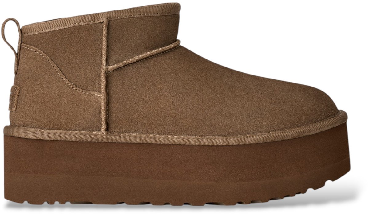 UGG Leren Classic Ultra Mini Platform laarzen