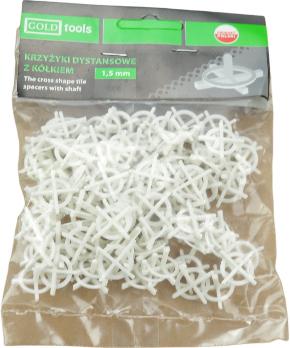 Afstandskruisjes met Wiel 2mm - 100 Stuks