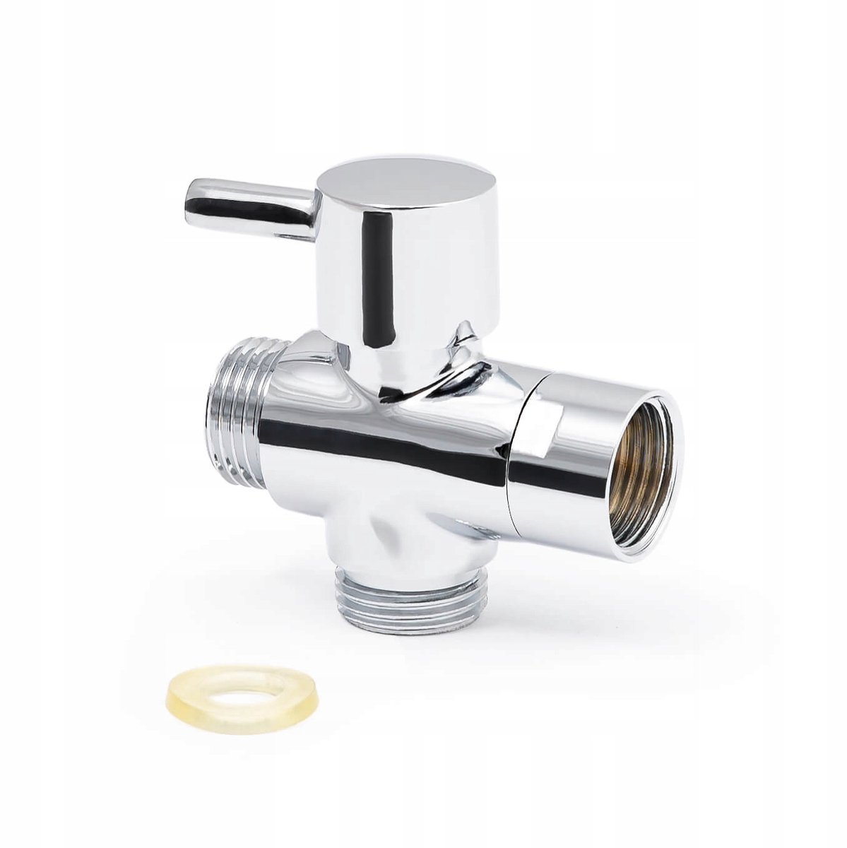 Merkloze Douche Functie Schakelaar 3 x 1/2'' Messing Verchroomd
