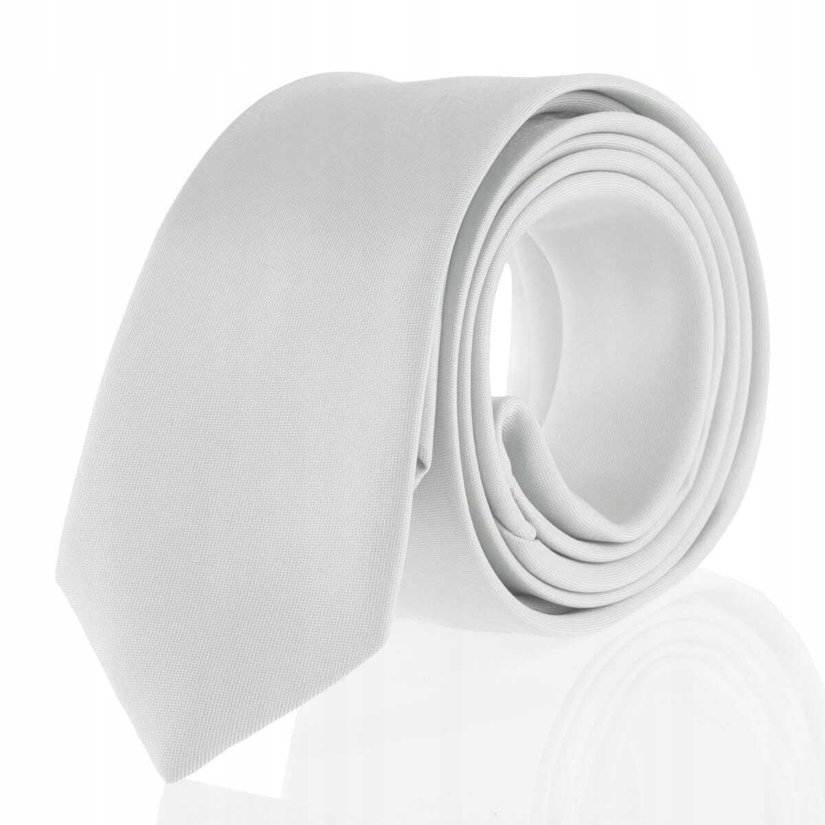 Klassieke Heren Stropdas Mat Grijs Polyester