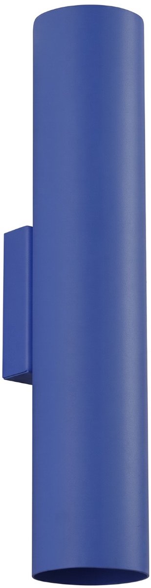 Sollux Lighting Wandlamp Lagos - GU10 - ultramarijn - staal - 6x8x30cm