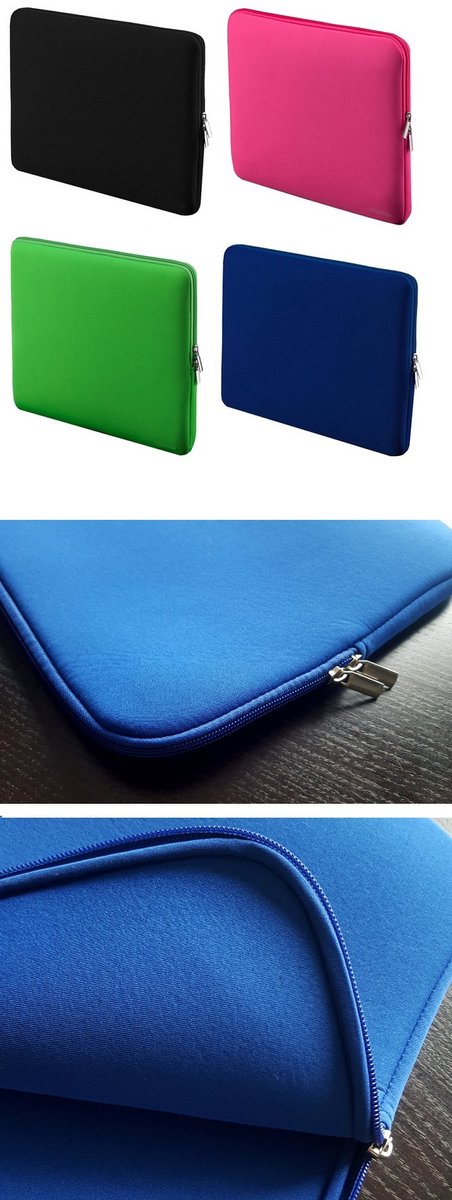 Beschermhoes voor 15 inch laptop - Blauw