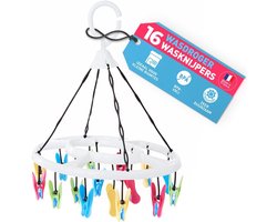 culiclean Drying Mill Hanging with 16 Squeezes, Foldable, Colour Mix - ShopVlot