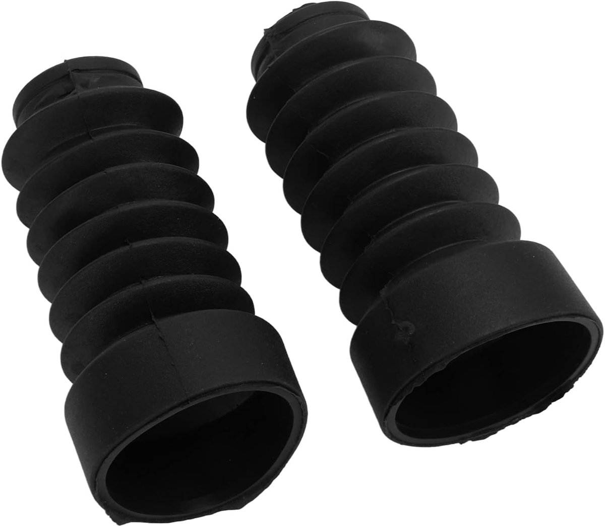 Shock Absorbing Dust Protection, Waterproof Rubber Anti-aging Front Protection Front Fork Damask for Motorcycle (Black) - ShopVlot