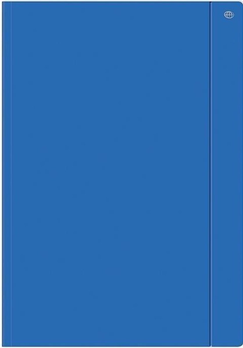 Map met Elastiek A4+ Blauw - 10 Stuks