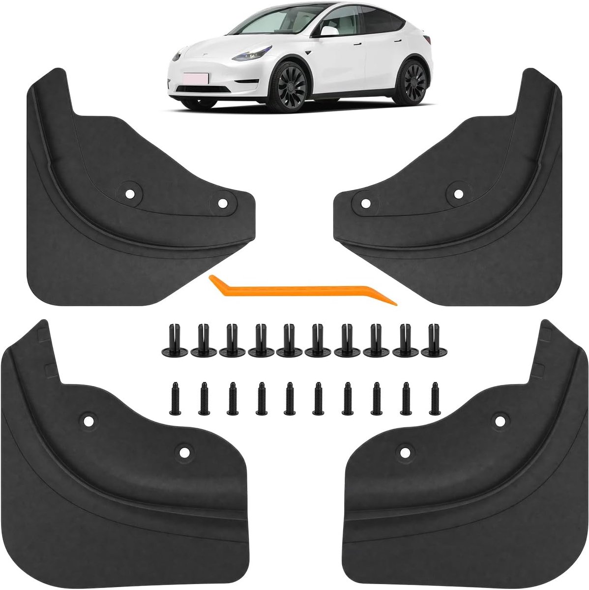 OWill voor 2025 2026 Tesla Model Y Juniper Premium Performance spatborden - ShopVlot