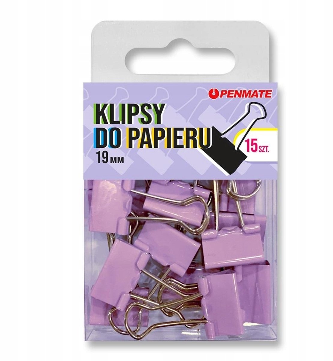 Penmate Klemmen 19mm Violet - 15 Stuks - Hoge Kwaliteit Staal