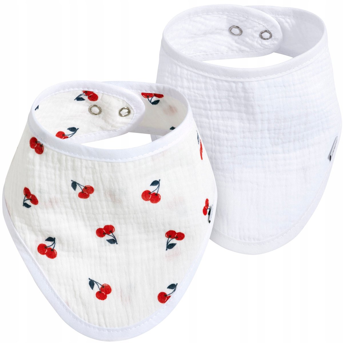2x Baby Muslin Kinder Neckerchief / Slabber, 100% Katoen