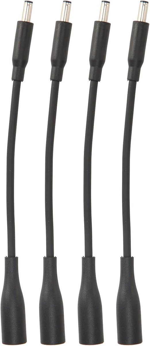 4Pcs DC 7.4x5mm To 4.5x3mm Connector Converter, Tip Adapter Cable Converter 7.4 To 4.5mm for Laptop, Plug and Play - ShopVlot