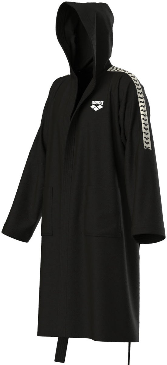 Arena Badjas Team Stripe Zwart/Wit