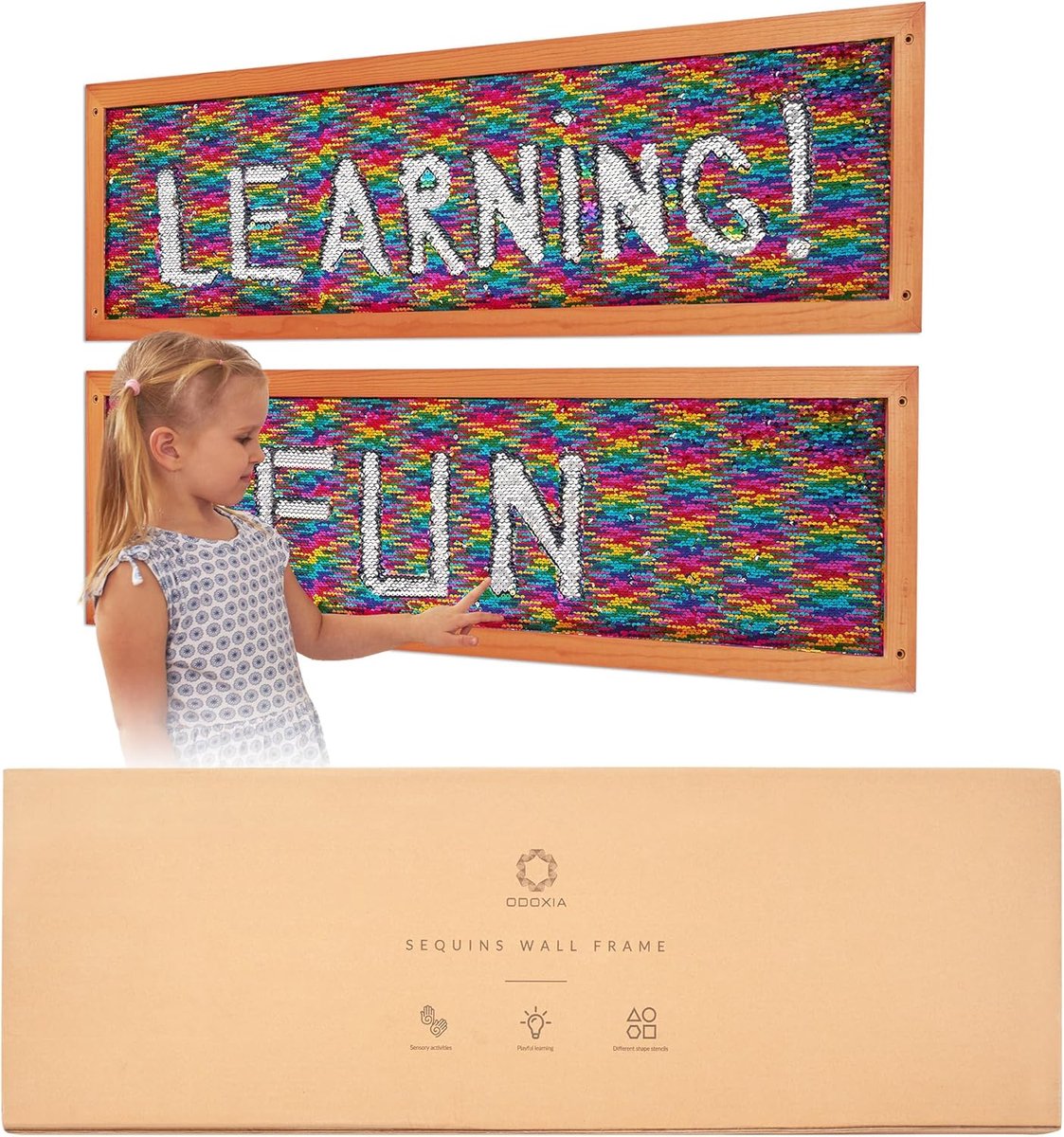 Sequins Wall Frame V3 (Large 2-Pack) - ShopVlot
