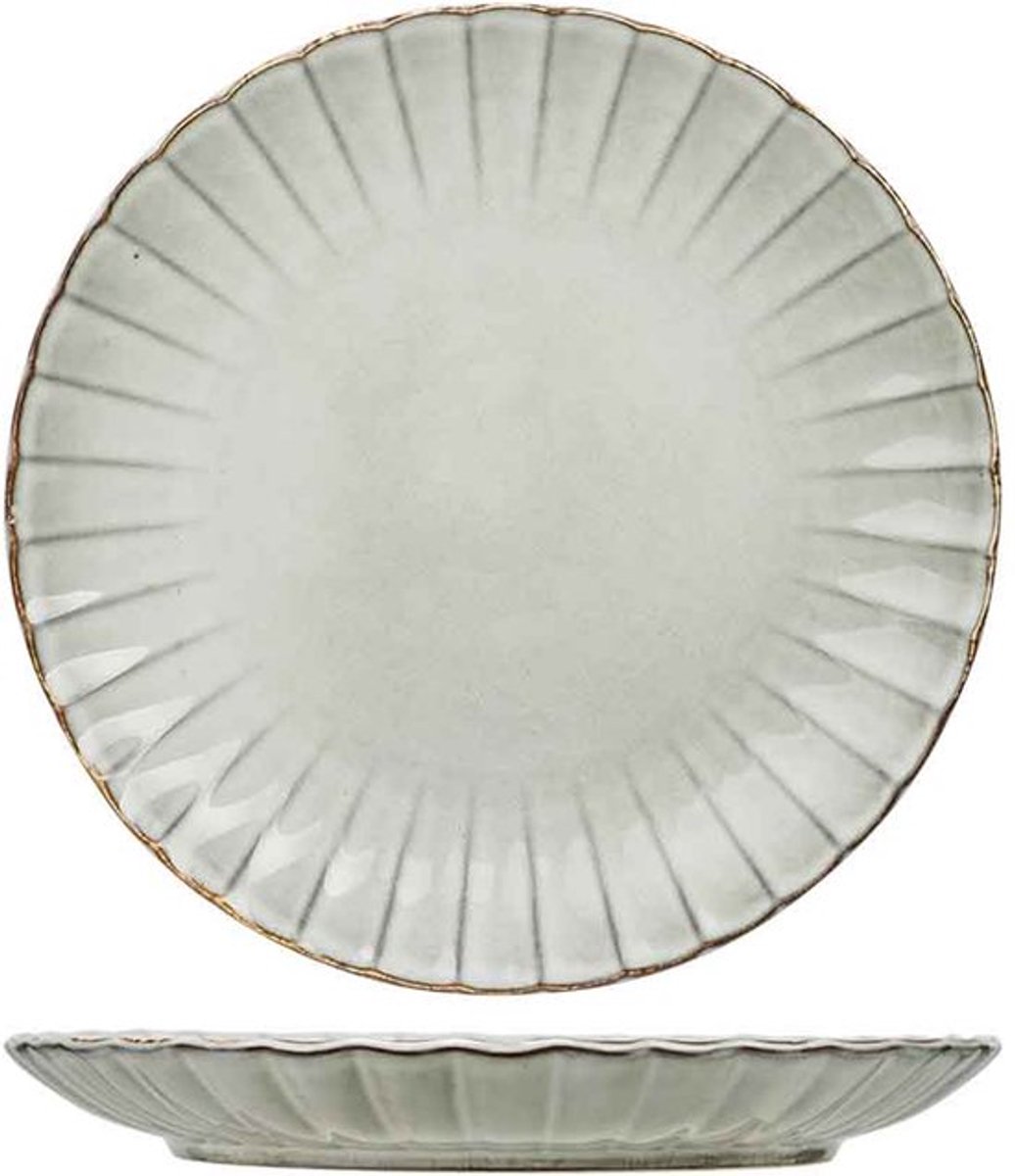 Concha Grey Plat Bord D27cm
