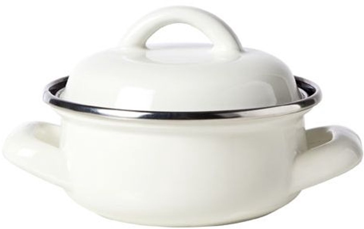 Cosy & Trendy Serveerpot Ivoor Email D10cm 30cl
