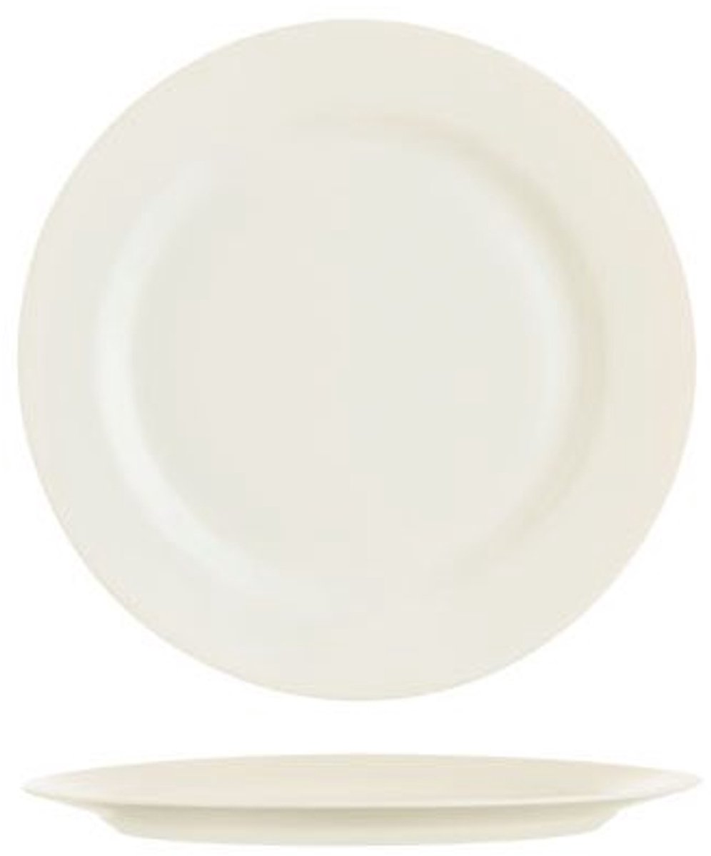 Bord Arcoroc Intensity 20,5 x 1,5 cm Offwhite Opaal