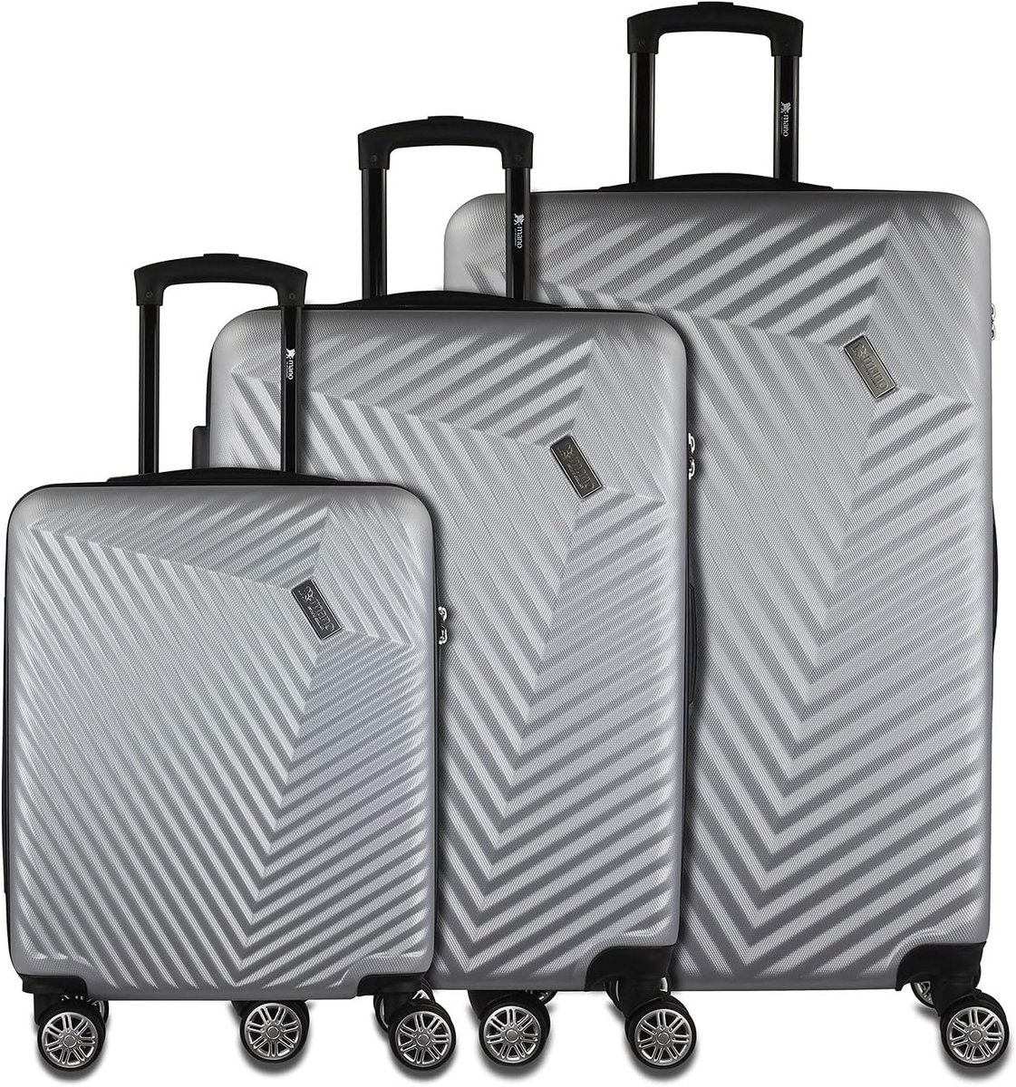 Trolley set 3-delig - harde koffer - met TSA-combinatieslot - ideaal voor reizen - ShopVlot