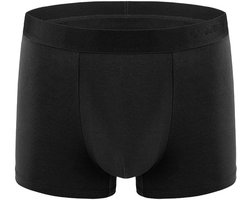 Boxershorts voor heren (6-pack，maat M), 95% polyester, zacht en huidvriendelijk, elastische tailleband, rolt niet op, geen irriterende labels. Zwart.