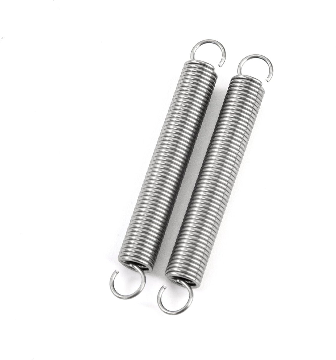 Verlengveren, 45 mm, trekveren met haken, roestvrijstalen veer, buitendiameter 6 mm, draaddiameter 0,7 mm, dikte 1,32 kg, 20 stuks