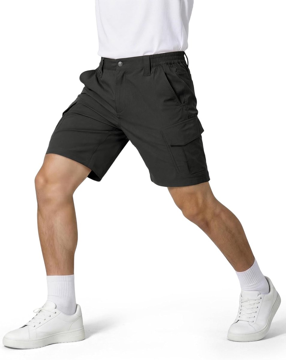 Shorts voor heren, werkshorts met zakken, Zwart, 38W Extra Short : Amazon.nl: Kleding, schoenen & sieraden