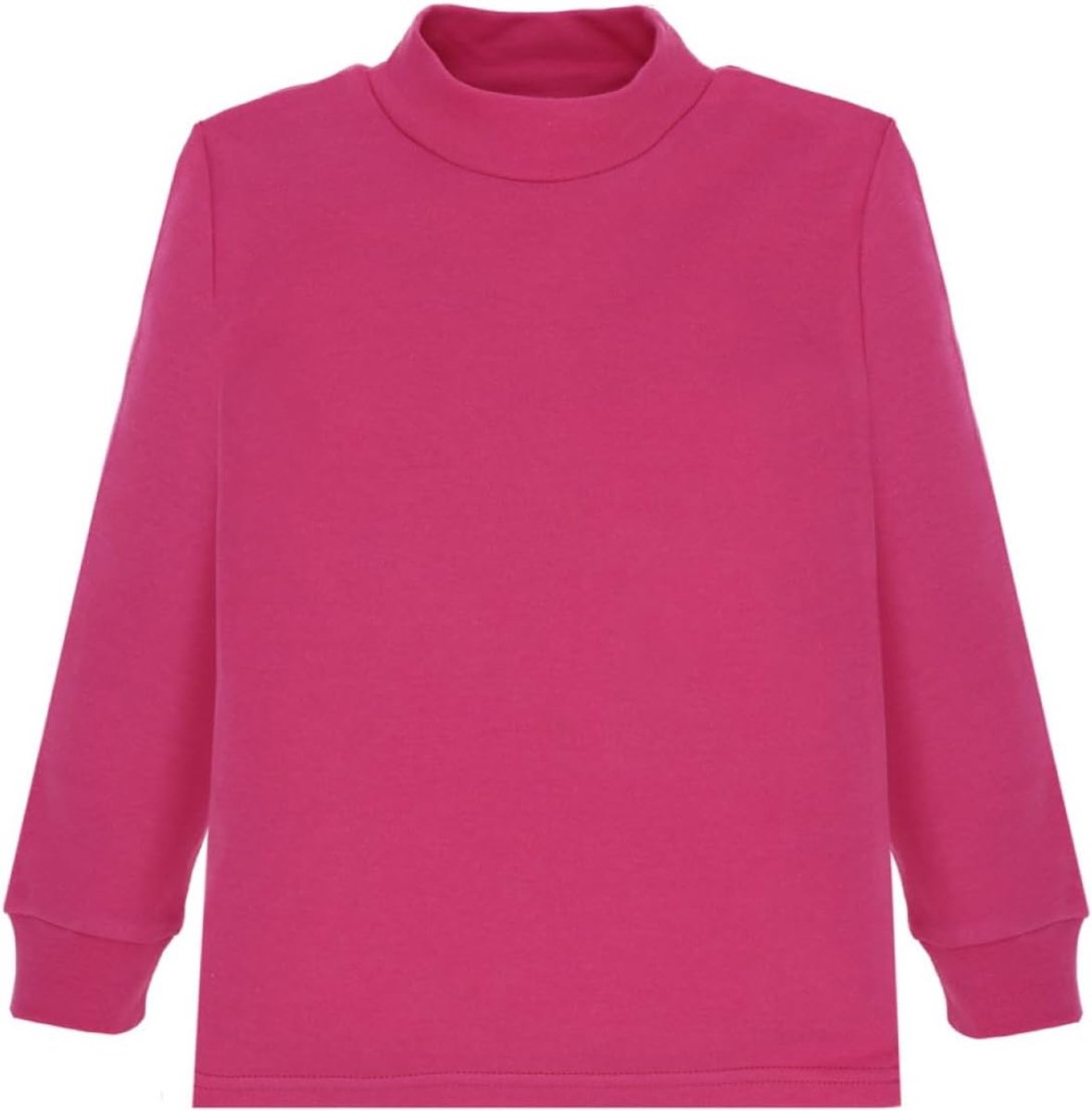 1 stuk shirt voor jongens en meisjes, met lange mouwen, CE7596, warm katoen., Fuchsia, 3 Jaar