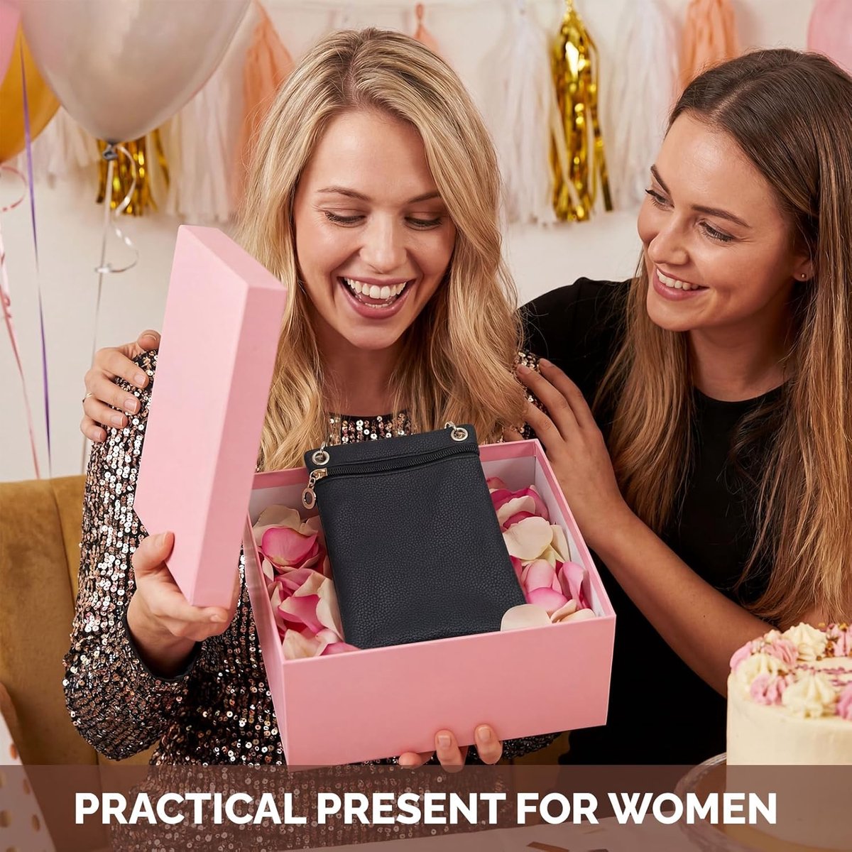 Telefoontasje voor dames, klein crossbodytasje, PU-leren telefoontasje met verstelbare en afneembare schouderband, ideaal voor winkelen, dates en wandelingen