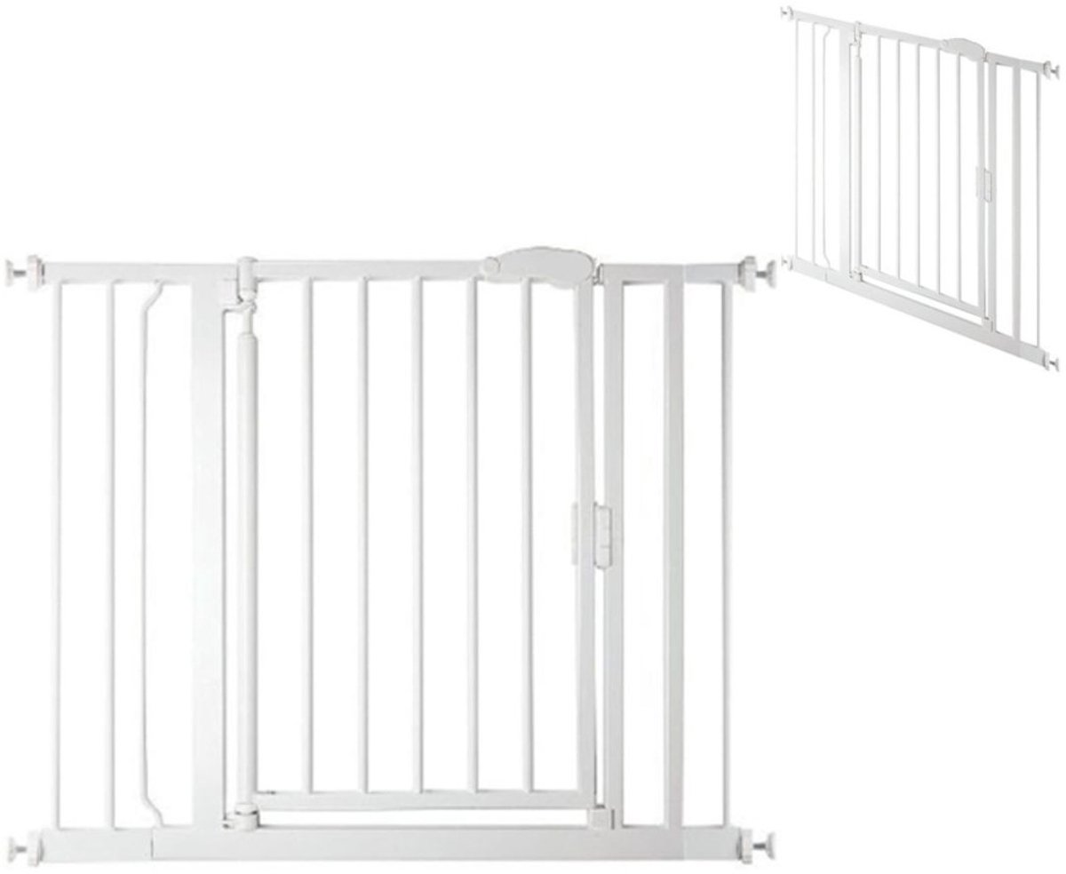 Zavio® Traphekje Zonder Boren - Uitschuifbaar Veiligheidshekje - Kinderafsluiting
