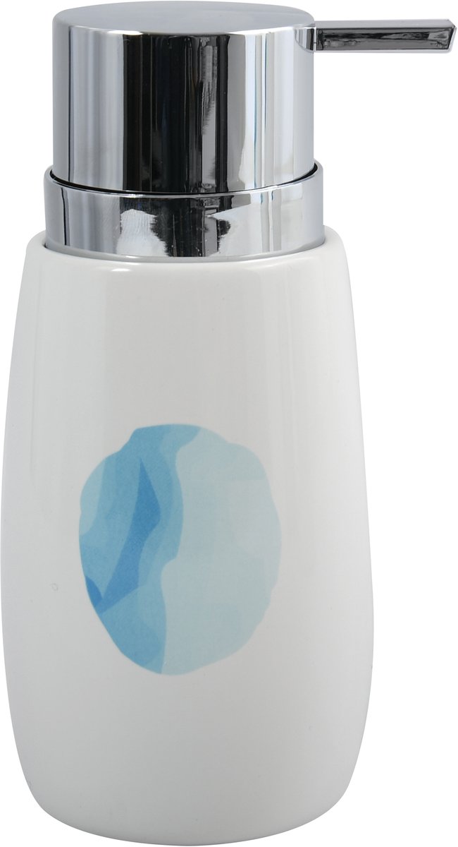 MSV Zeepdispenser Watercolor – Zeephouder en Lotion Dispenser voor Badkamer Accessoires – Praktische Zeepdosering