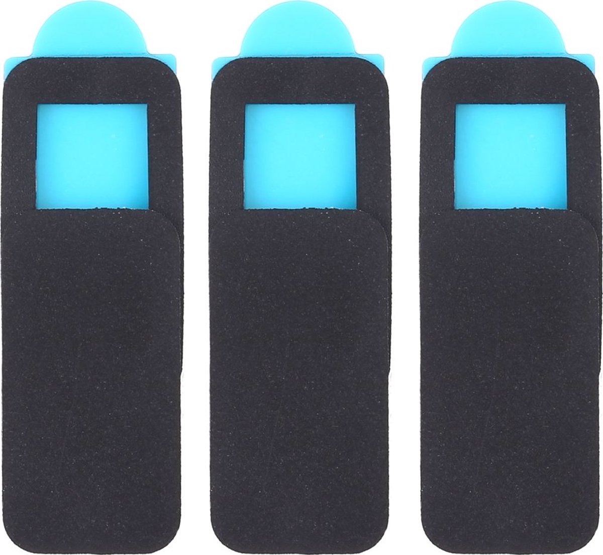 Mobigear Webcam Cover Privacy Schuifje - Zwart - 3-Pack (3-Pack)