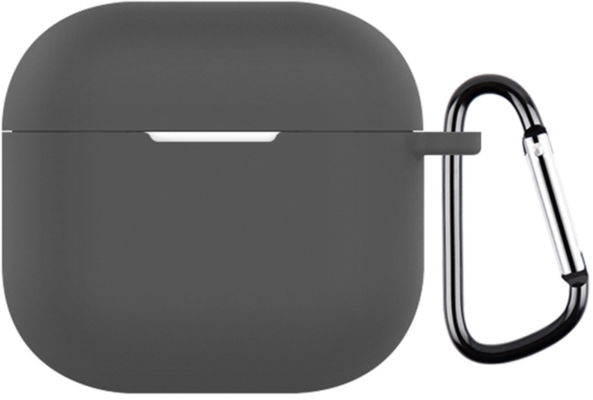 Mobigear Hoesje geschikt voor Apple AirPods 4 Hoesje Flexibel Siliconen | Mobigear Colors - Grijs