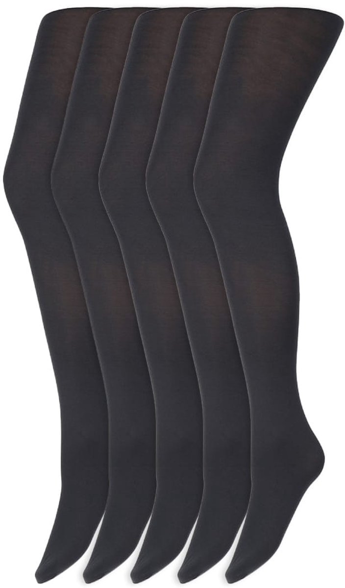 Gekleurde panty’s | Micro | 60 Denier | Merk: Marianne | Maat: S t/m XXL | Kleur: Staal blauw | 5 Paar
