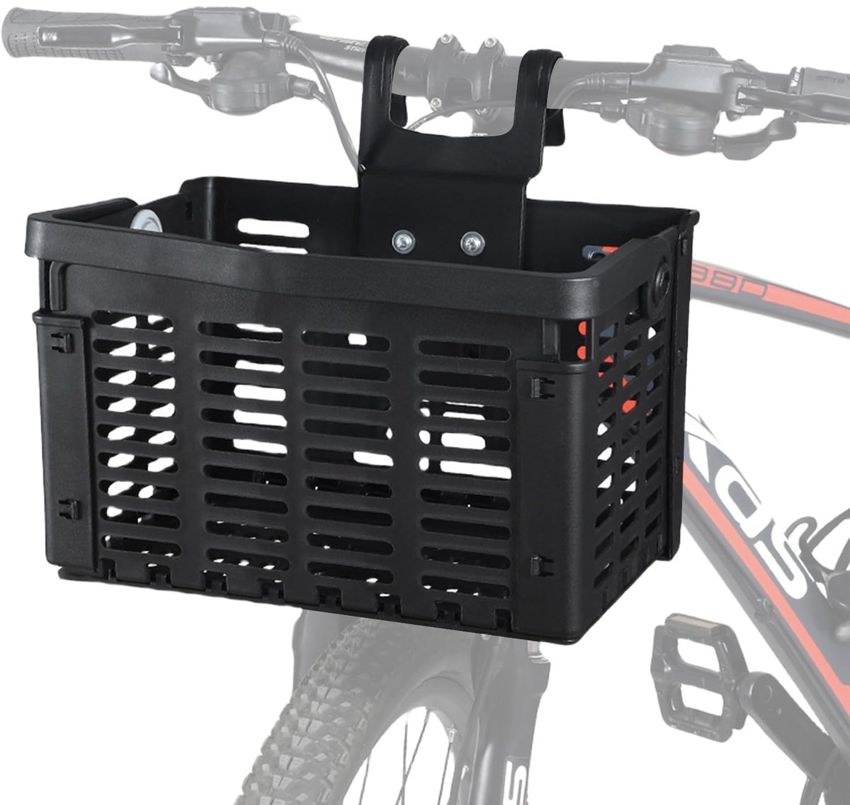 Fietsmand voor, afneembare en inklapbare fietsmand voor verschillende vouwfietsen en mountainbikes