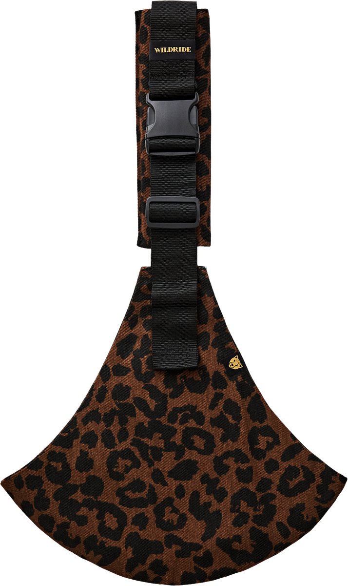 Wildride Kinderdrager Luipaardprint Bruin - Draagzak voor kinderen van 9 maanden tot 4 jaar - Tot 20 kg - Baby Carrier Lichtgewicht & Draagbaar van Merkloos — afbeelding 2