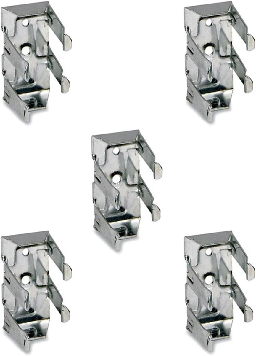 plinthaak voor keuken, plinten, plinten, keuken, eenvoudig te installeren (aluminium, 5 stuks)