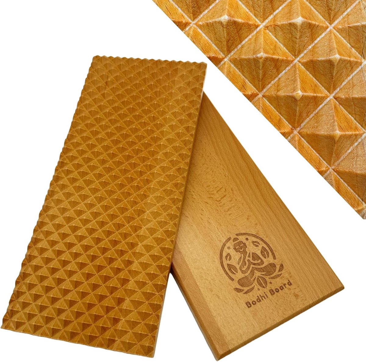 SnelShoppen - Sadhu Board Nagelbord voor Voeten - Houten Acupunctuur Massage voor Yoga en Meditatie - 34x15 cm - B-Ware/Second Choice
