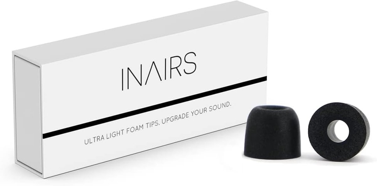 SnelShoppen - In-Ear Oordopjes Foam Tips - 3 Paar - Geluidsverbetering, Geluidsisolatie, Comfort, Universele Geschiktheid, Ideaal voor Muziek en Sport