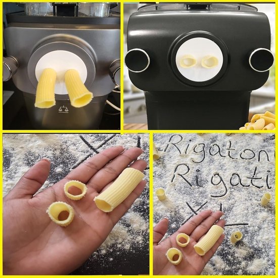 SnelShoppen - MY Pasta Rigatoni Rigati XL - Pasta Machine Accessoires, Die Voor Zelfgemaakte Pasta, Keuken Gereedschap, XL Formaat, Voor Feest en Geze van Snelshoppen — afbeelding 2