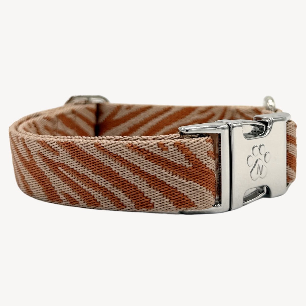 Zebra - Halsband Hond - M- 36 / 52 cm