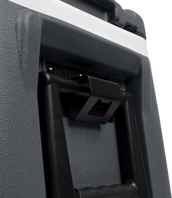 SnelShoppen - Steamy Pro 50 Koelbox 50 liter - Grijs - Ideaal voor Camping, Feest, Tuin, BBQ - Duurzaam, Lichtgewicht en Ruim — afbeelding 5
