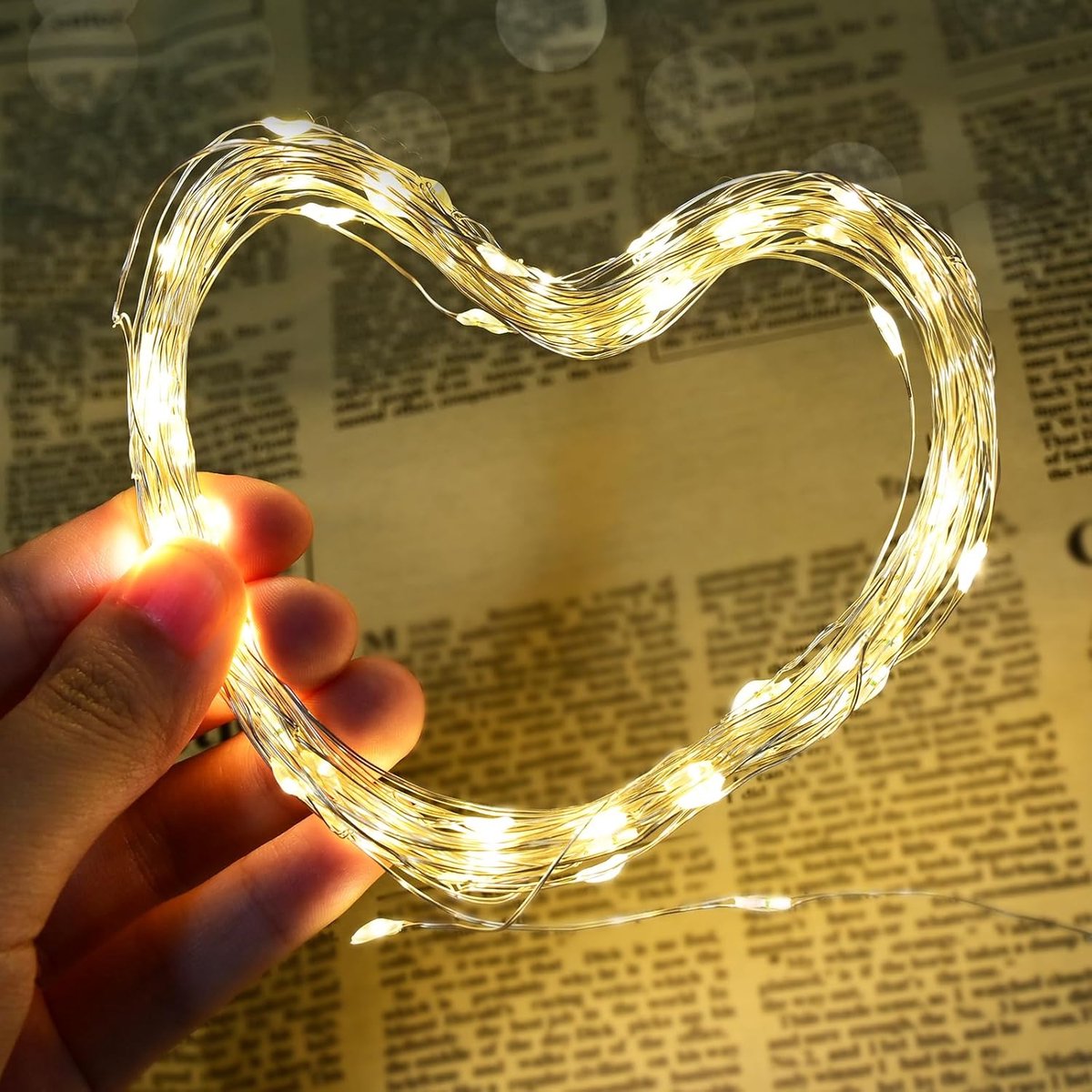 SnelShoppen - USB Fairy Lights 5M 50 LED Verlichting met 8 Verlichtingsmodi, Waterdichte Sfeerverlichting voor Binnen en Buiten, Perfect voor Feest, K